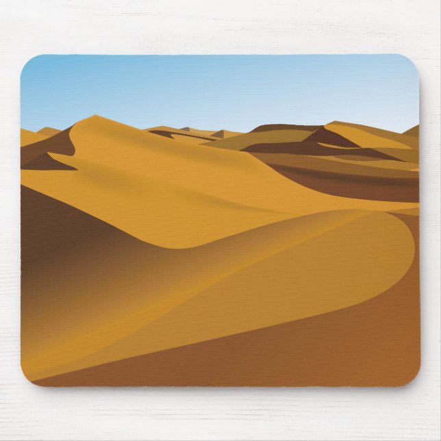 Dune Landscape Mouse Pad / Desk Mat (Front)