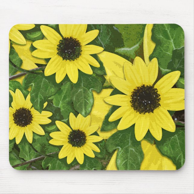 Dune Sunflower Mouse Pad (Front)
