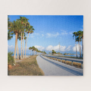 Dunedin Causeway, connected to honeymoon island. Jigsaw Puzzle