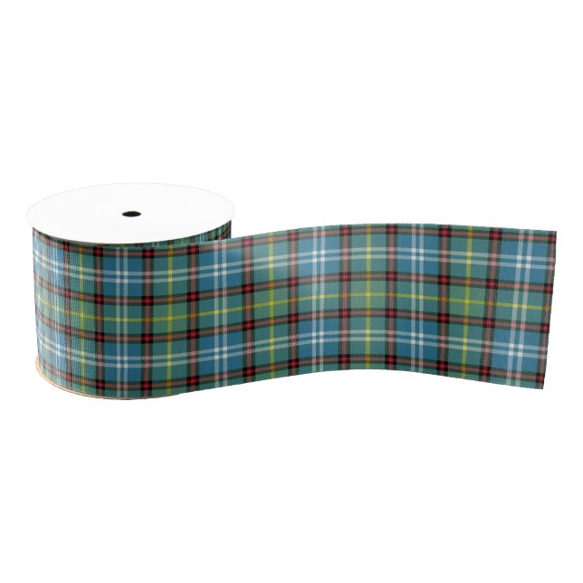 Dunedin New Zealand Tartan Plaid Grosgrain Ribbon (Spool)