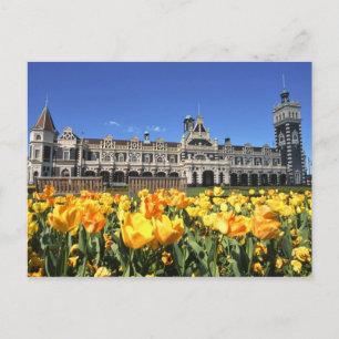 Dunedin Railway Station Postcard