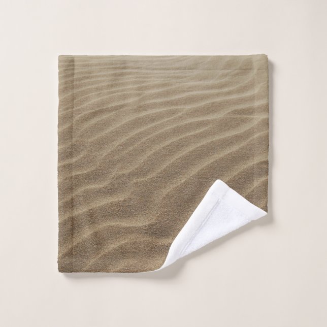 Dunes de sable le matin (Gant de toilette)
