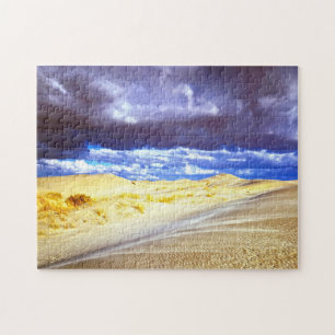 Dunes de sable Nebraska. Jigsaw Puzzle