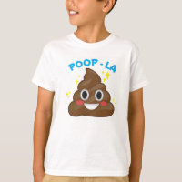 Dunette - T-shirt heureux de Poo Emoji de La