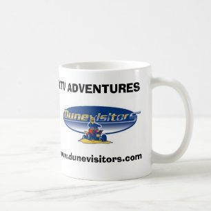 Dunevisitors logo, ATV ADVENTURES, www.dunevisi... Coffee Mug