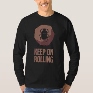 Dung Beetle Entomology Bug Insect Science Entomolo T-Shirt