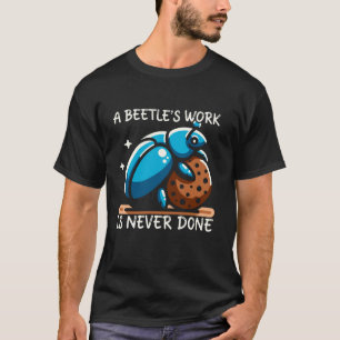 Dung Beetle Insect Lover Entomology Future Entomol T-Shirt
