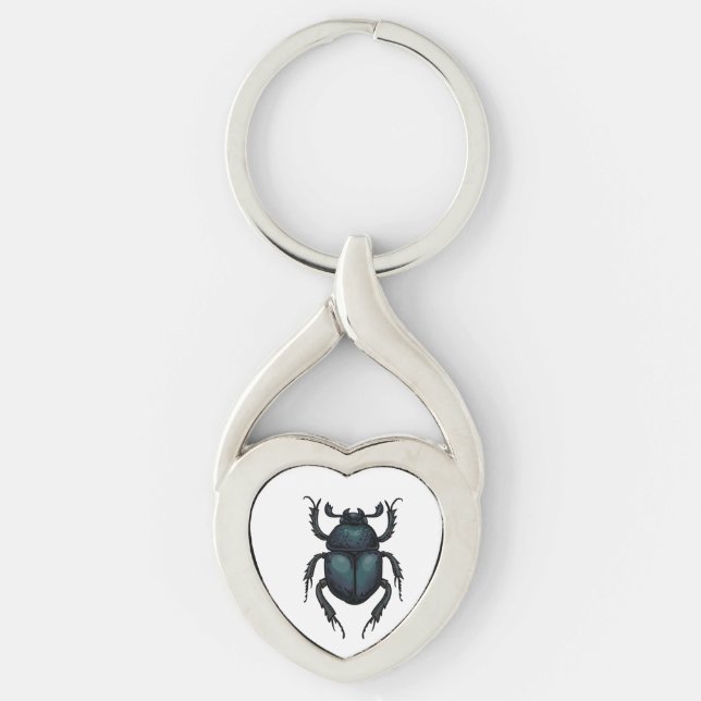 Dung beetle keychain (Front)