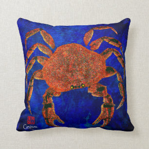 Dungeness Crab - Throw Pillow