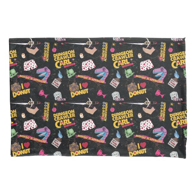 Dungeon Crawler Carl collage Pillowcase (Front)