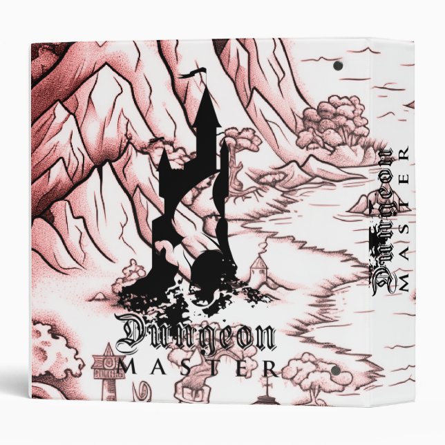 Dungeon Master Tower & Dragon Binder (Back/Spine)