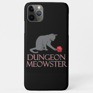Dungeon Meowster Funny RPG Cat with Dice iPhone 11 Pro Max Case