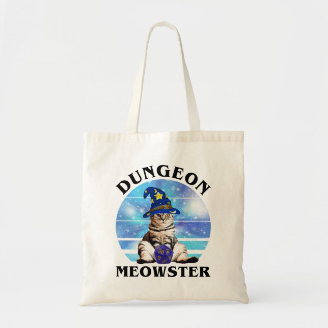 Dungeon Meowster Tote Bag (Front)