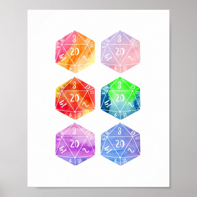 Dungeons and Dragons, D20 Poster (Front)