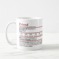 Dungeons & Dragons Friend BFF Stat Block Mug