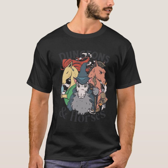 Dungeons & Horses T-Shirt (Front)