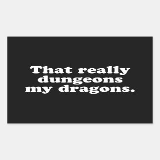 Dungeons My Dragons Sticker