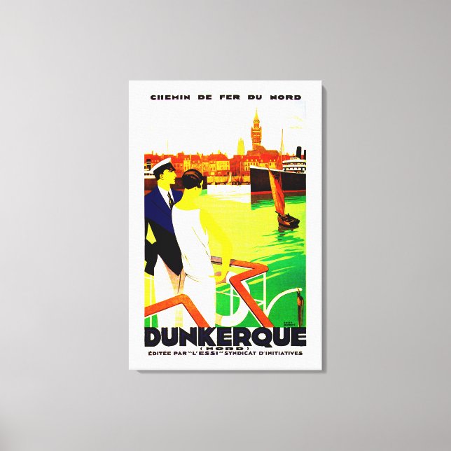 Dunkerque  canvas print (Front)