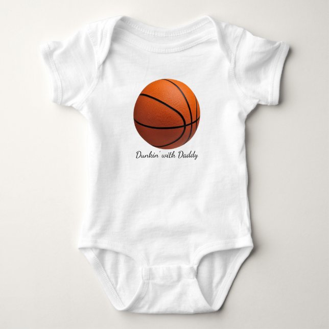 Dunkin’ with Daddy bodysuit (Front)