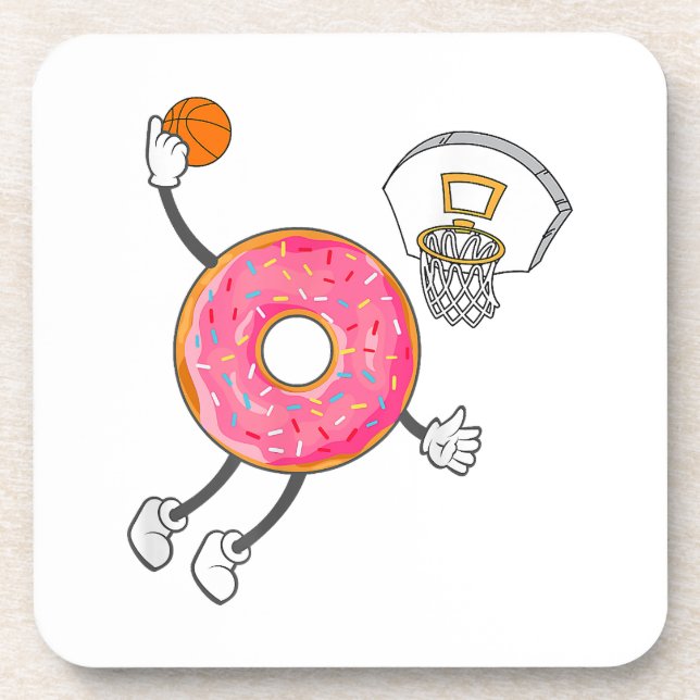 Dunking Doughnut Hole Food Champ Coaster (Front)