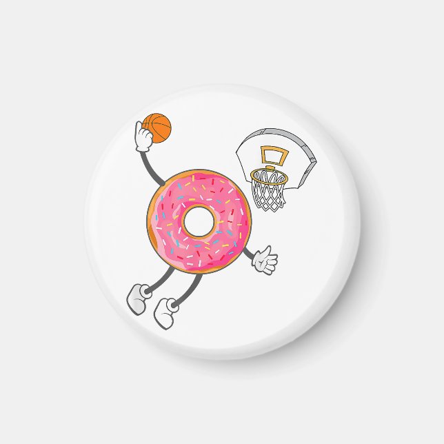 Dunking Doughnut Hole Food Champ Magnet (Front)