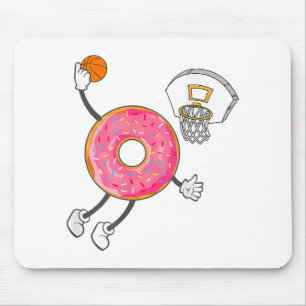 Dunking Doughnut Hole Food Champ Mouse Pad