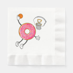 Dunking Doughnut Hole Food Champ Napkin