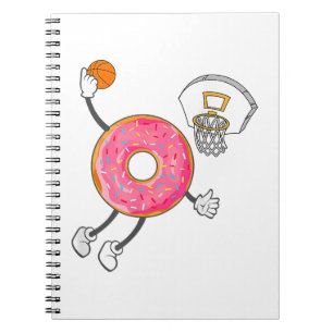 Dunking Doughnut Hole Food Champ Notebook