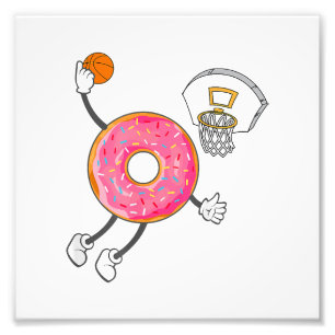 Dunking Doughnut Hole Food Champ Photo Print