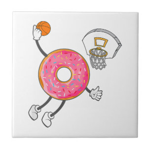 Dunking Doughnut Hole Food Champ Tile