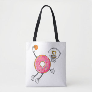 Dunking Doughnut Hole Food Champ Tote Bag