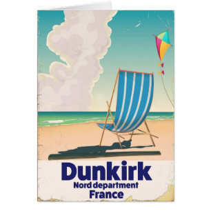 Dunkirk Beach travel poster