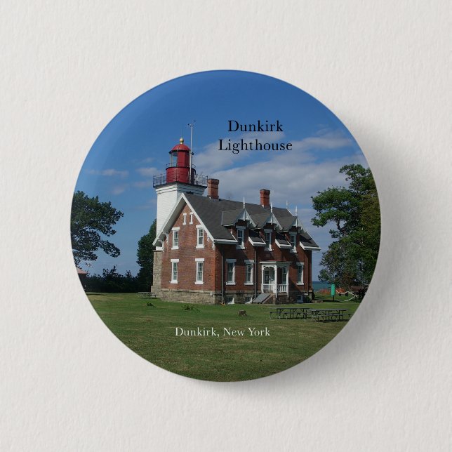 Dunkirk Lighthouse button (Front)