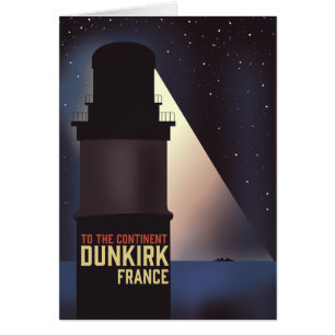 Dunkirk Lighthouse travel poster.