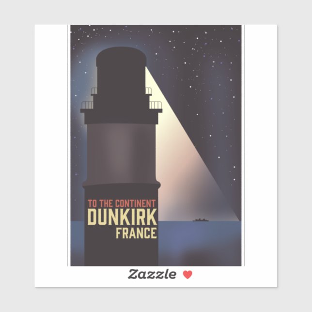 Dunkirk Lighthouse travel poster. (Sheet)