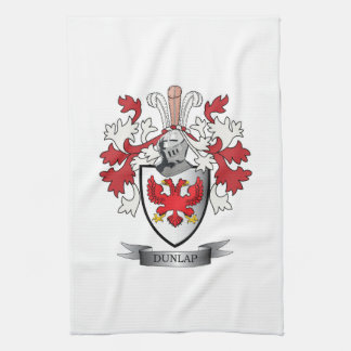 Dunlap Family Crest Coat of Arms Kitchen Towel
