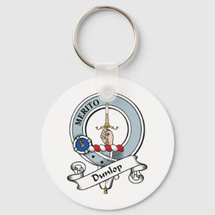 Dunlop Clan Badge Keychain