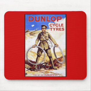 Dunlop Cycle Tyres Mouse Pad