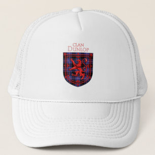 Dunlop Tartan Scottish Plaid Lion Rampant Trucker Hat