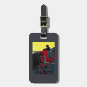 Dunlop Vintage PosterEurope Luggage Tag