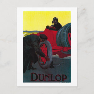 Dunlop Vintage PosterEurope Postcard