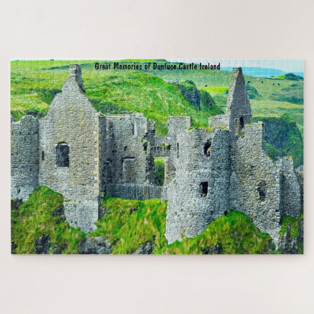 Dunluce Castle Antrim Irlande Jigsaw Puzzle (Horizontal)
