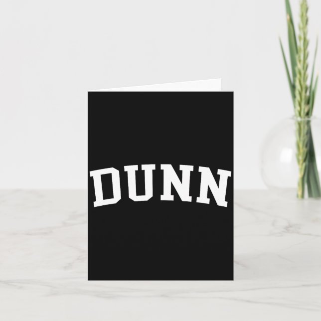 Dunn  card (Front)