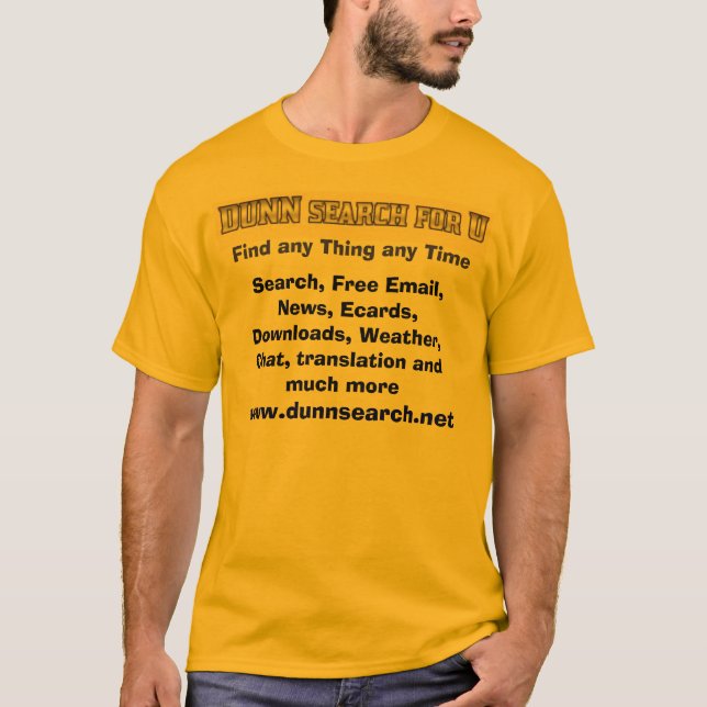 DUNN t-shirt for U (Front)