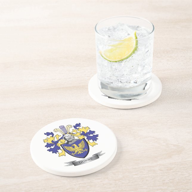 Dunne Coat of Arms Coaster (Side)