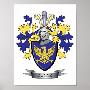 Dunne Coat of Arms Poster