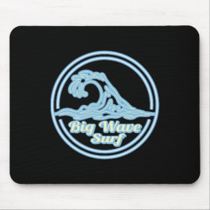 Dunnet Y Big Wave Surf Club, Surfing Graphic Mouse Pad