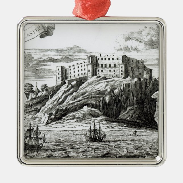 Dunnottar Castle Metal Ornament (Front)