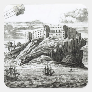 Dunnottar Castle Square Sticker