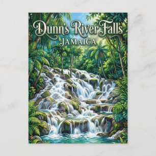 Dunn's River Falls Jamaica Postcard